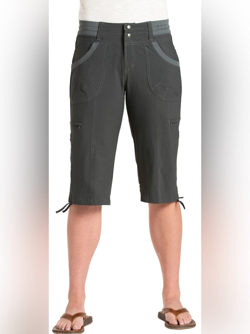 KÜHL Durango Knicker Carbon Black hiking shorts 8 outdoors explore camping fall